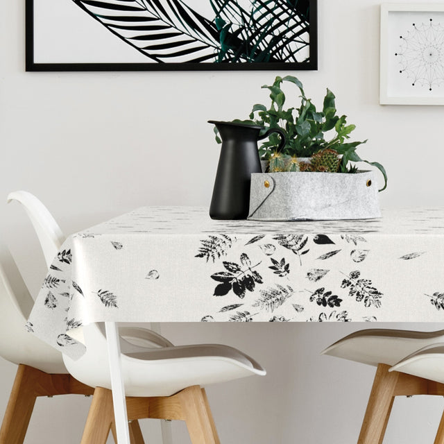 Printia – Elegante Wachstuch Tischdecke mit botanischem Muster