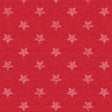 Red Uni Stars – Schöne rote jacquardgewebte abwaschbare Weihnachtstischdecke mit Sternen
