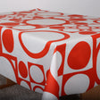 BF Smart Retro Pop Rot – Abwaschbare Tischdecke 140 cm