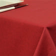 Einfarbige abwaschbare Tischdecke Rot – Dali 180 cm breit