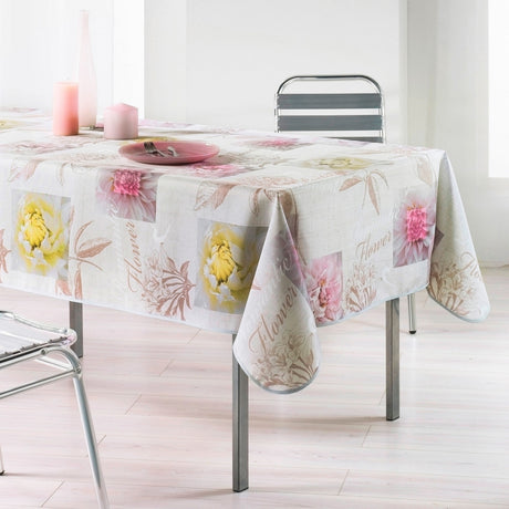 Romantic Flower, fleckabweisende Tischdecke - 150 x 240 cm