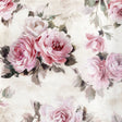 Rose Antiche Bianco – Abwaschbare Tischdecke mit schönen Rosen
