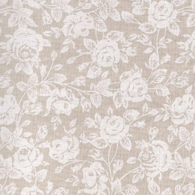 Rose Bianche - Abwaschbare Tischdecke mit schönen weißen Rosen