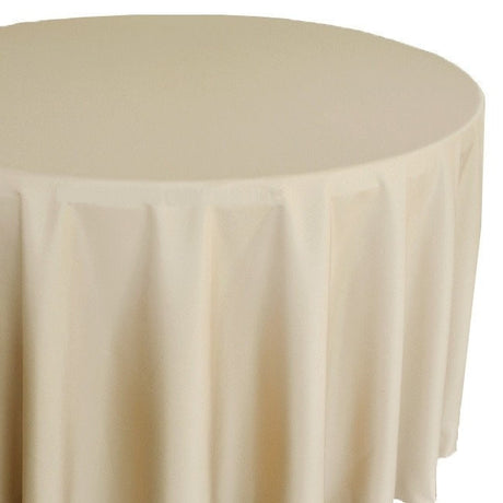 Gastro Champagner Ø 240 cm, runde Damast Tischdecke