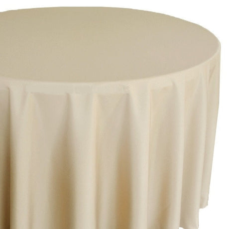 Gastro Champagner Ø 220 cm, runde Damast Tischdecke