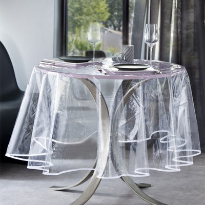 Runde Tischfolie transparent, Ø 180 cm