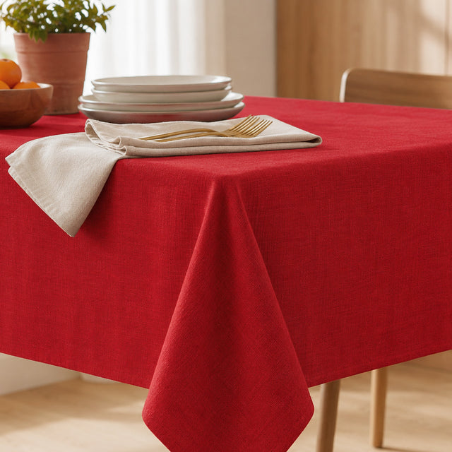 Sødahl Leinentischdecke Basic Linen – Rot