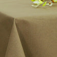 Einfarbige abwaschbare Tischdecke in Sand - Dali 180 cm breit
