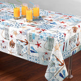 Seaside – Wachstuch Tischdecke mit maritimen Motiven