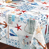Seaside – Wachstuch Tischdecke mit maritimen Motiven