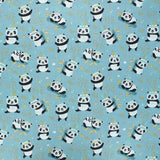 Sichuan - Abwaschbare Tischdecke mit kleinen Pandas 140 cm breit