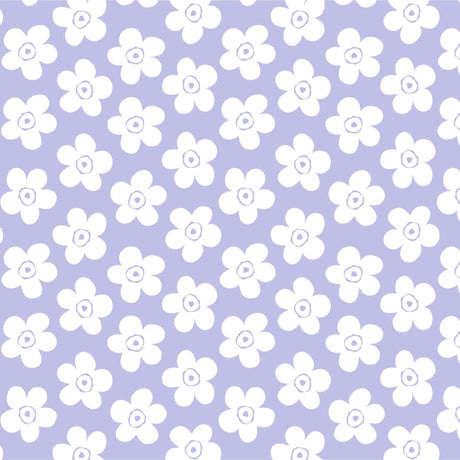 Lola Wachstuch Tischdecke – Small Big Flower Lavender