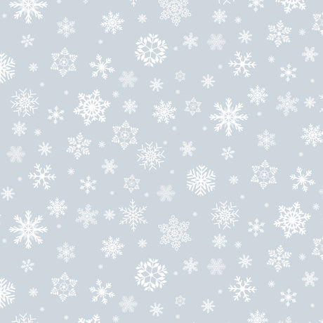 Weihnachts-Tischfolie transparent - Snow-White auf klarem Kunststoff