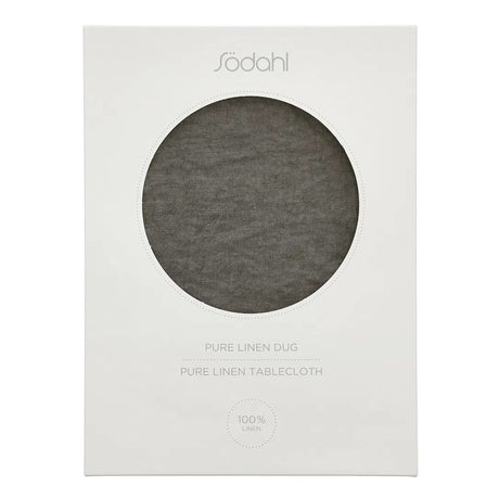 Södahl Pure Linen Earth – Runde Leinentischdecke Ø160 cm, Verpackung