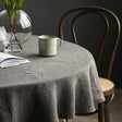 Södahl Pure Linen Earth – Runde Leinentischdecke Ø160 cm