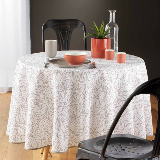 Solea - Ø 180 cm, runde Tischdecke mit Fleckschutz