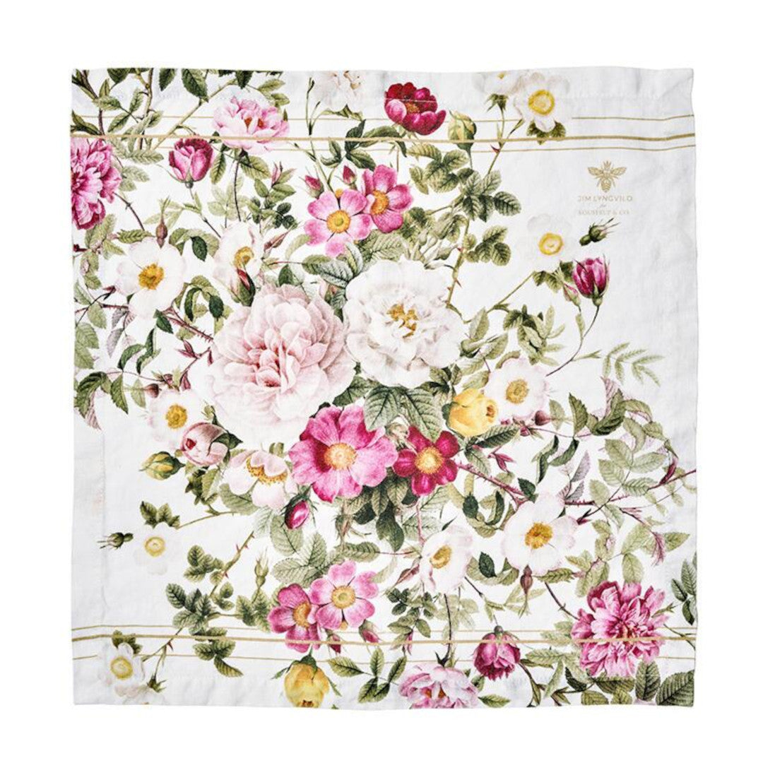 Stoffserviette Rose Flower Garden – Jim Lyngvild, Motiv