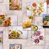 It’s Summer Time – Wachstuch Tischdecke mit schönen Drinks