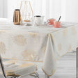 Sunny Metallic Print - Gold - fleckabweisende Tischdecke - 150 x 240 cm