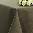 Dali einfarbige abwaschbare Tischdecke in Taupe, 140 cm breit