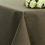 Dali einfarbige abwaschbare Tischdecke in Taupe, 140 cm breit