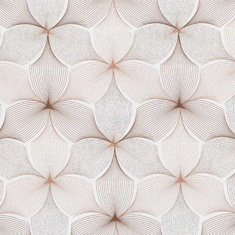 Textilia Glitter, Vanita – helle Wachstuch Tischdecke mit grafischem Muster