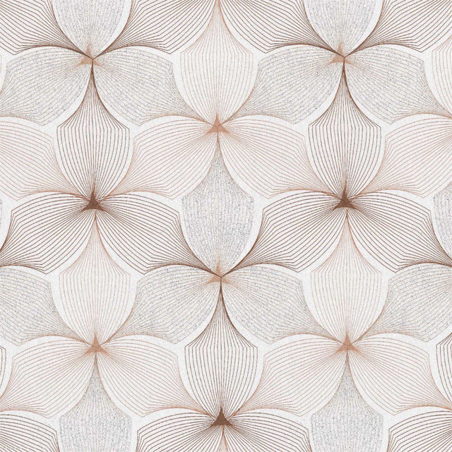 Textilia Glitter, Vanita – helle Wachstuch Tischdecke mit grafischem Muster