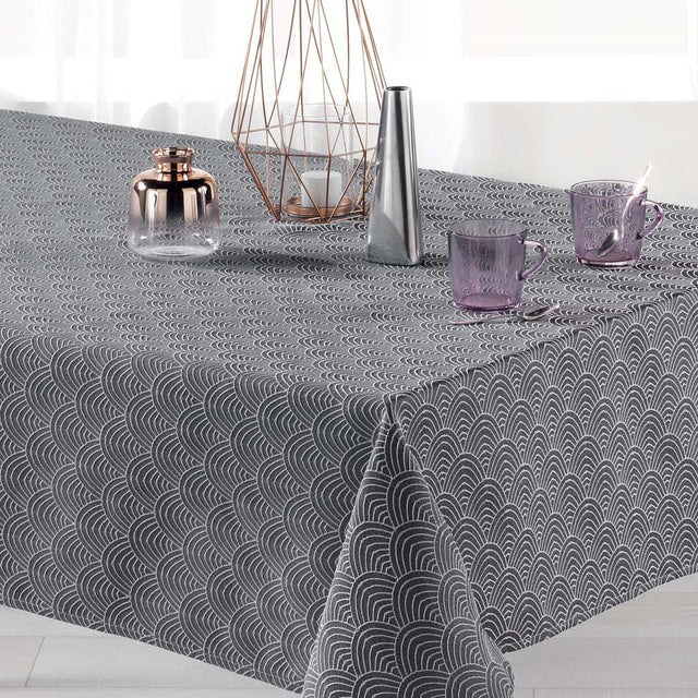 Tokio Jacquard 140x300 cm – Damast Tischdecke mit Fleckschutz, Nahaufnahme