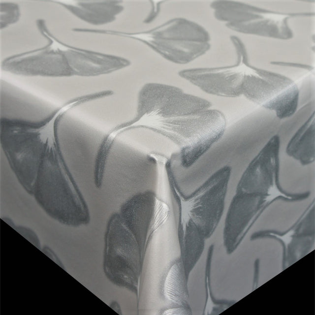 Trend Ginkgo – PVC-freie Wachstuch Tischdecke