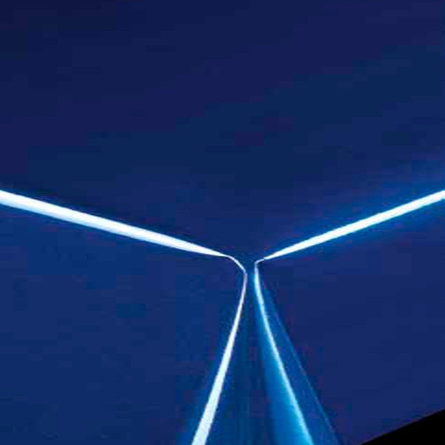 Trend Lack - Einfarbige hochglänzende Wachstuch Tischdecke - Blau
