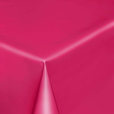 Uni Color – Wachstuch Tischdecke, einfarbig halbglänzend, 140 cm breit – Fuchsia