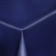 Uni Color – Einfarbige halbglänzende Wachstuch Tischdecke, 140 cm breit – Dunkelblau