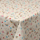 Unicorns – Abwaschbare Tischdecke mit Einhörnern & Regenbögen