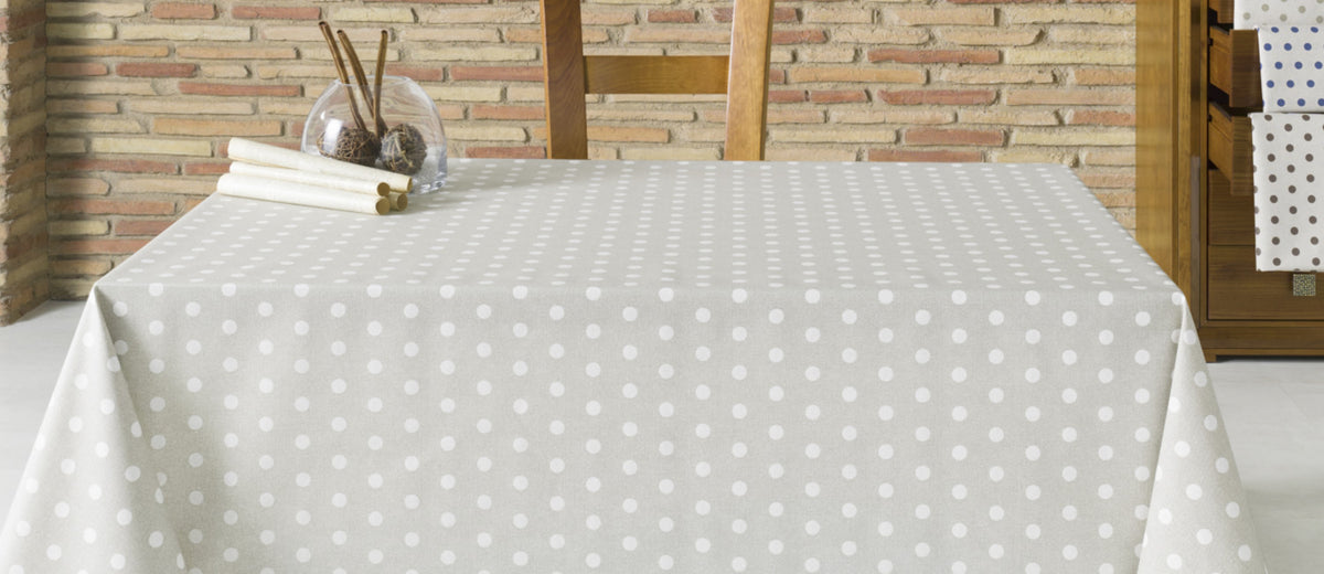 Van Gogh Blanco, 140 cm breite abwaschbare Tischdecke