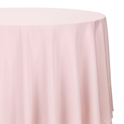 Vento – Einfarbige runde Stofftischdecke Ø230 cm, Altrosa, Nahaufnahme