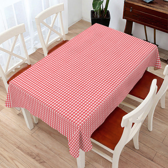 Vichy Petite Rot - Wachstuch Tischdecke mit kleinen Karos