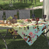 Aimee, Wachstuch Tischdecke mit vielen Schmetterlingen und Blumen
