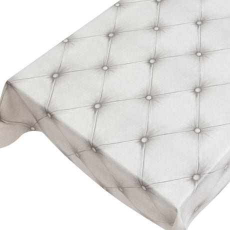 Chesterfield Wachstuch Tischdecke im Chesterfield-Look