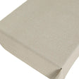 Linen Look Sand - einfarbige Wachstuch Tischdecke in Leinenoptik mit geprägter Oberfläche