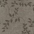 Wachstuch Tischdecke Linette Robust Leaf, braune Leinenoptik mit Blattmuster, 140 cm breit