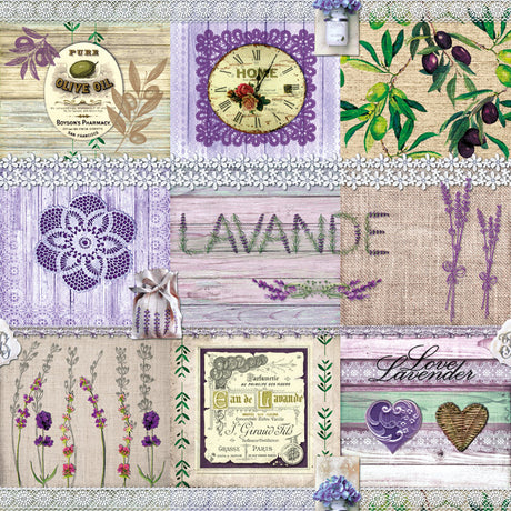Provence Wachstuch Tischdecke - Memoires de Provence