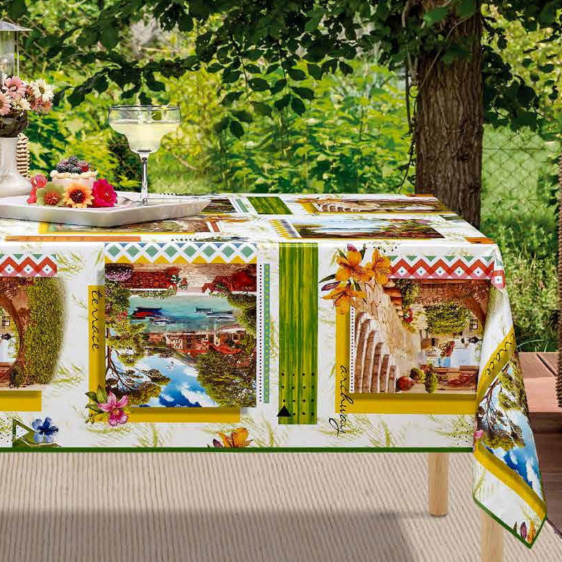 Wachstuch Tischdecke - Mein Ferienparadies