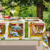 Wachstuch Tischdecke - Mein Ferienparadies