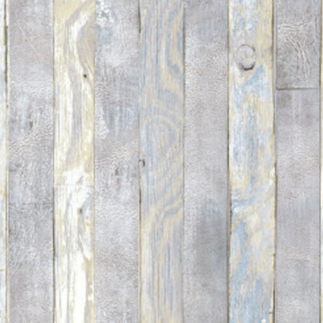 Scrap Wood, Wachstuch Tischdecke mit schöner Struktur und Holzoptik, 140 cm breit