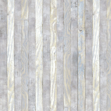 Leicht raue Wachstuch Tischdecke mit schöner, naturgetreuer Oberfläche in Holzoptik