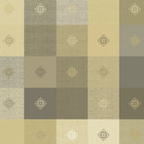 Victor Beige, Wachstuch Tischdecke mit Karomuster