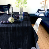 Wood Midnight, Note by Susanne Schjerning abwaschbare Tischdecke mit rutschfester Unterseite