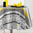 Yellow Mix Ø 180 cm, runde Tischdecke mit Fleckschutz