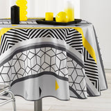 Yellow Mix Ø 180 cm, runde Tischdecke mit Fleckschutz