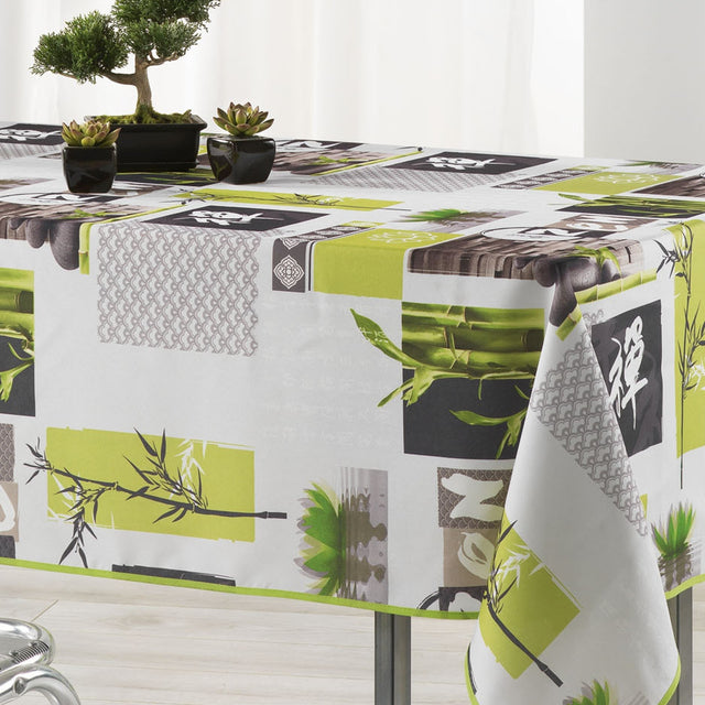 Zanis Weiß, fleckabweisende Tischdecke - 150 x 240 cm